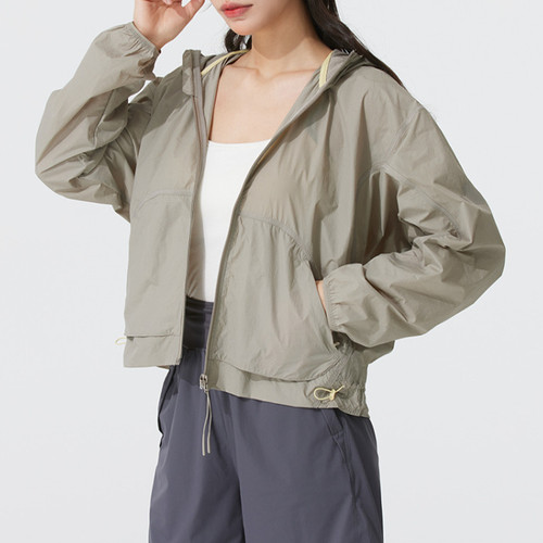 ADIDAS阿迪达斯2025夏新款女子防风防晒衣运动休闲夹克外套JC5115