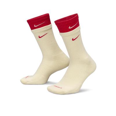 Nike耐克男女袜2025春新款拼接撞色时尚中筒运动休闲袜DD2795-113