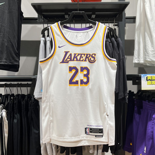 DN2081 耐克男装 T恤 洛杉矶湖人队运动休闲背心无袖 103 2024夏新款