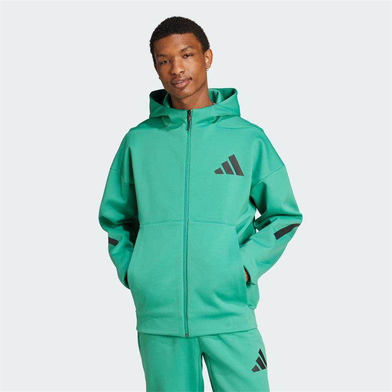 ADIDAS阿迪达斯男装2024秋季新款柔软轻薄保暖连帽夹克外套JD6441