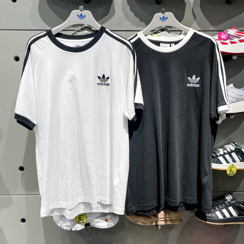 ADIDAS阿迪达斯三叶草男子2026夏舒适运动休闲短袖T恤KB2459 2460
