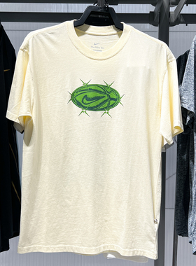 Nike耐克男装2025秋新款运动休闲印花图案透气短袖T恤 HV1676-113