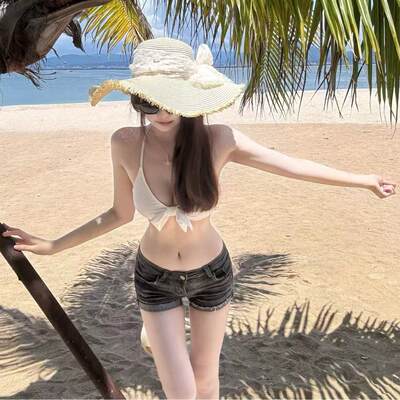 新款沙滩大檐防晒草帽