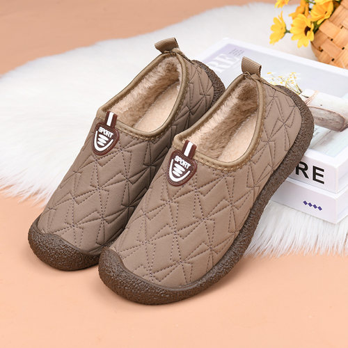 冬季老北京皮面防水棉鞋