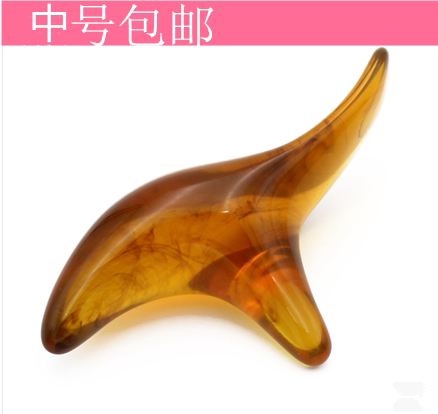 蜜蜡三角雀按摩器大号蜜蜡脚部足底按摩椎经络拨筋全身按摩点穴棒