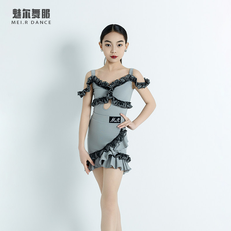 拉丁舞儿童2025新款练功服表演服