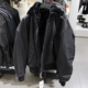 柜699 400 800连帽厚外套0993 秋冬男装 仿皮草双面穿夹克0993400