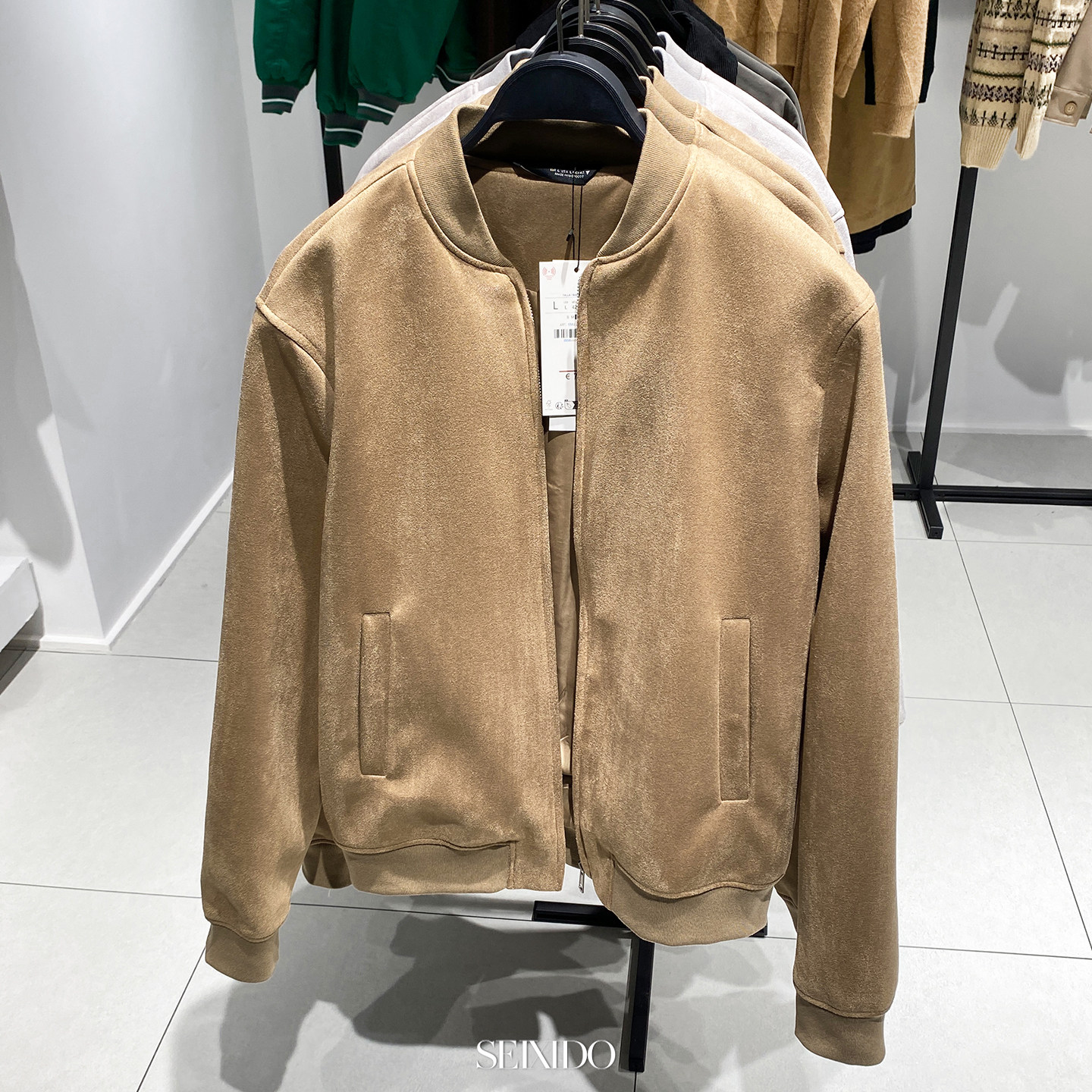 柜429！秋季新品男装反绒皮绒面飞行员夹克8574400 710棒球服外套,男装,夹克,淘宝优惠券,粉丝福利购,淘宝优惠卷