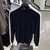 秋季 毛衣0304320 新品 修身 柜269 粘纤针织衫 男装 直筒高领长袖 401