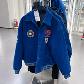 柜799 420宽松棉服外套 刺绣补丁灯芯绒夹克6318420 秋冬新品 男装