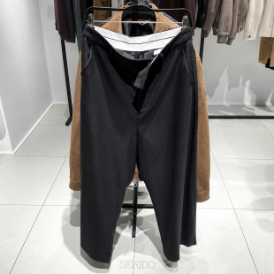 男装 春季 宽松弧形剪裁阔腿长裤 休闲条纹西裤 800 柜 4022085 699