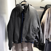 冬季 男装 宽松绒面质感夹克6318303 柜549 807棉服厚外套6318 303