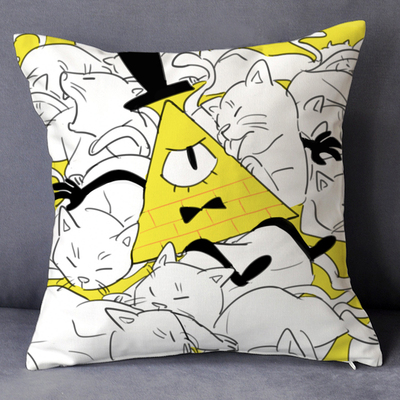 怪诞小镇塞弗比尔GravityFalls靠垫动漫抱枕套周边礼物定制小Bill