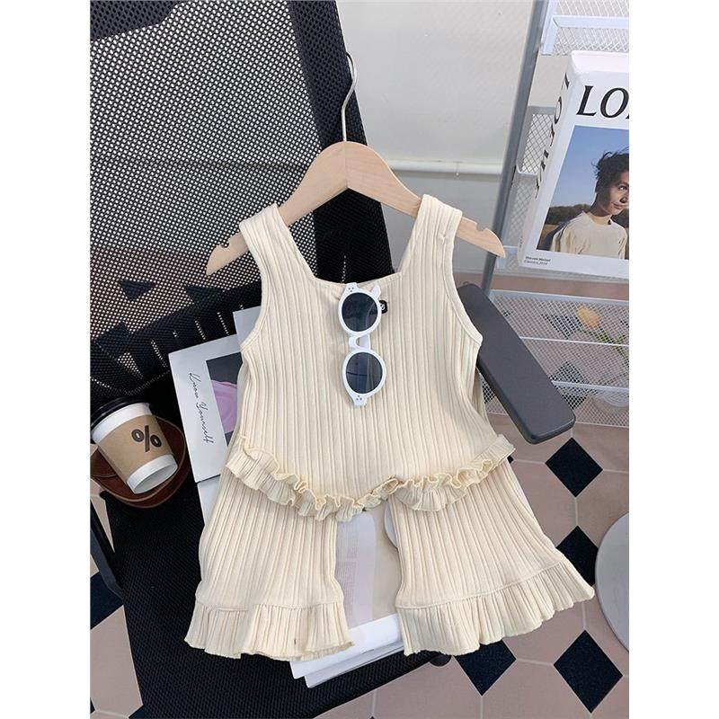 女童夏季套装洋气2026宝宝新款夏装背心长裤韩版两件套儿童爆款,运动/瑜伽/健身/球迷用品,亲子家庭装,淘宝优惠券,粉丝福利购,淘宝优惠卷