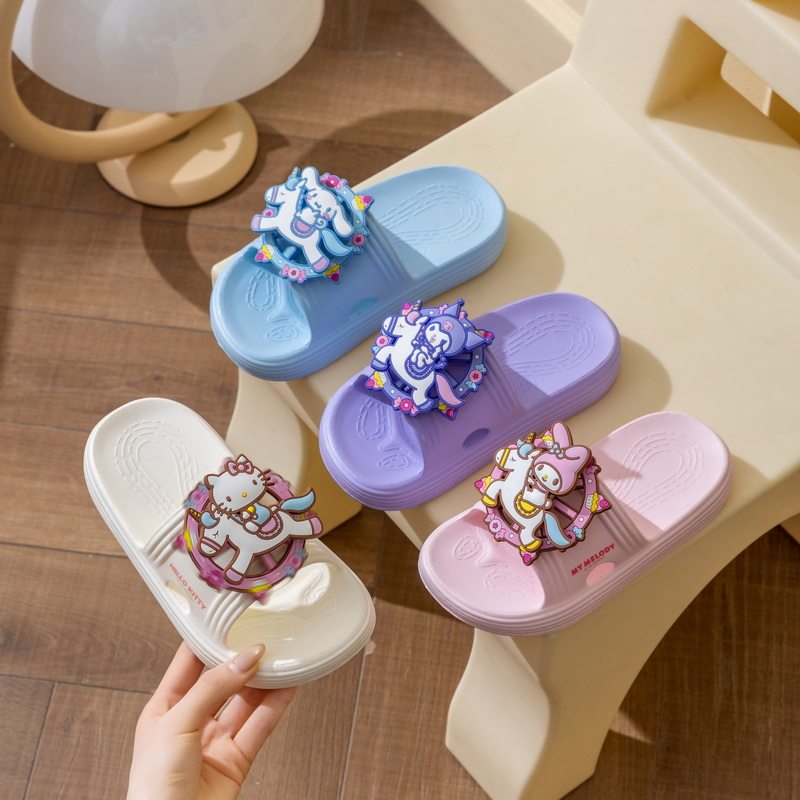 儿童拖鞋女童凯蒂猫2026新款夏防滑家居浴室内EVA软底小孩凉拖鞋