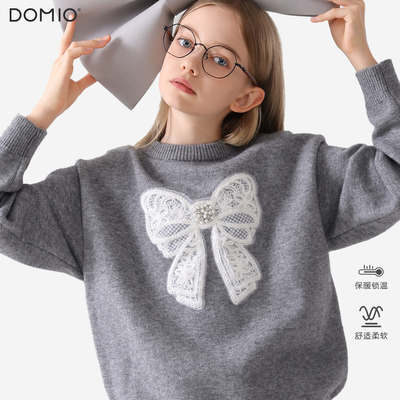 女童毛衣儿童针织衫青少年童装