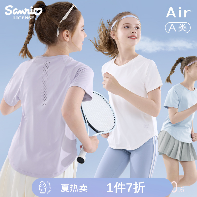 玉桂狗女童短袖t恤夏季