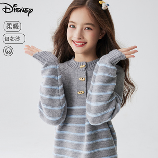中大童保暖 学院风加绒加厚毛线衣打底衫 女童毛衣儿童秋冬装 新款