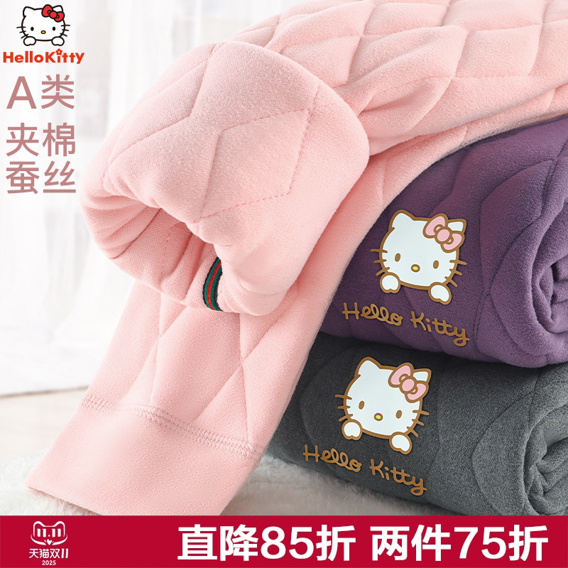 儿童保暖裤女童秋裤加绒加厚秋冬装打底裤校服神器棉裤暖暖裤童装