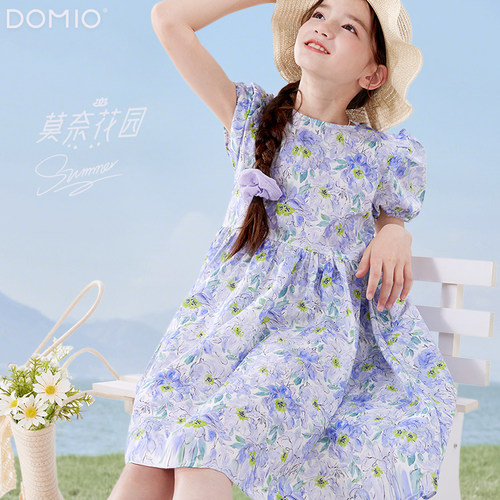 女童连衣裙夏季新款薄