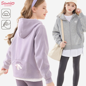 儿童卫衣连帽洋气中大童加绒上衣童装 三丽鸥女童外套春装 2026新款