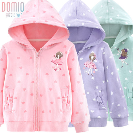 女童外套春秋儿童纯棉卫衣2025新款中大童棒球服上衣女孩洋气童装