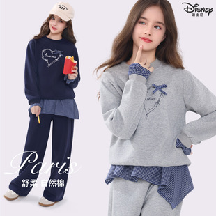 女童卫衣套装儿童休闲服春秋2026新款洋气大童运动装两件套青少年