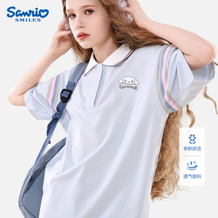 玉桂狗女童短袖T恤夏季新款儿童上衣青少年超好看女装大童衣服