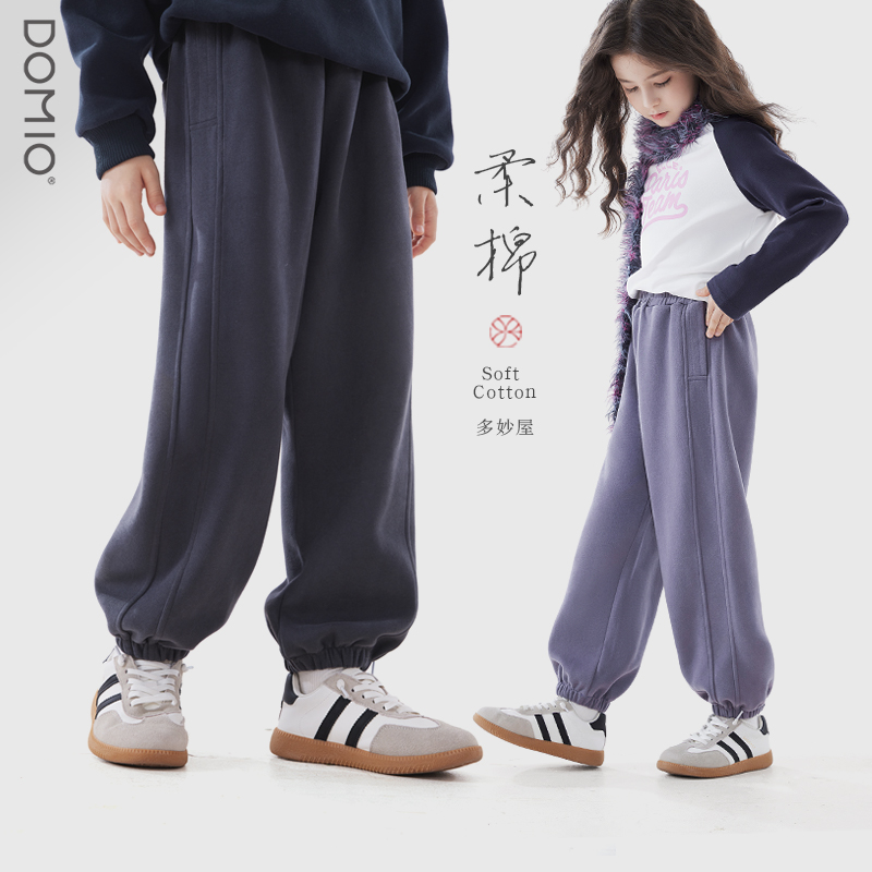 女童裤子2025春季新款儿童运动裤中大童卫裤时尚休闲裤洋气童装