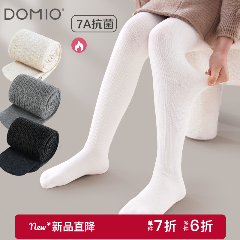 儿童连裤袜女童舞蹈袜打底裤秋冬加绒白色打底袜连体袜小女孩大童