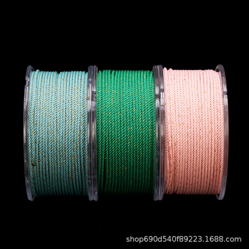 1.5MM加金米兰线洒金线手链项链编织线穿珠菩提文玩绳手串无弹力,服饰配件/皮带/帽子/围巾,其他配件,淘宝优惠券,粉丝福利购,淘宝优惠卷