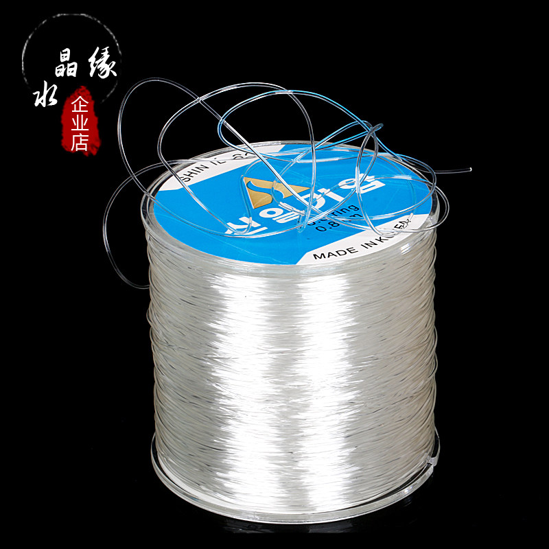 DIY BEADED ROPE IMPORTED ROUND CRYSTAL LINE ELASTIC LINE WEAR VAJRA BODHI OLIVE CORE BRACELET ROPE NECKLACE LINE