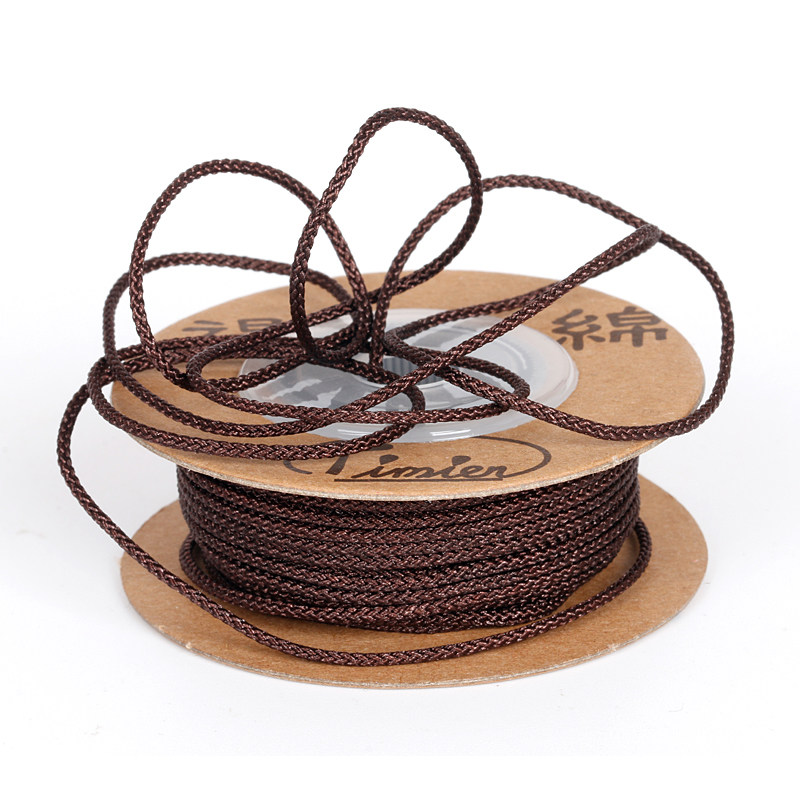 QIANMIAN DIY BRAIDED LINE RED ROPE BEADED LINE BUDDHA BEADS HAND STRING PLAY ROPE JADE LINE WEARING BRACELET LINE CHINESE KNOT LINE