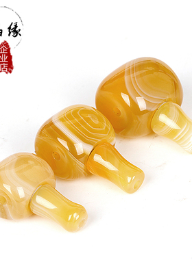 缠丝玛瑙星月金刚菩提三通佛头
