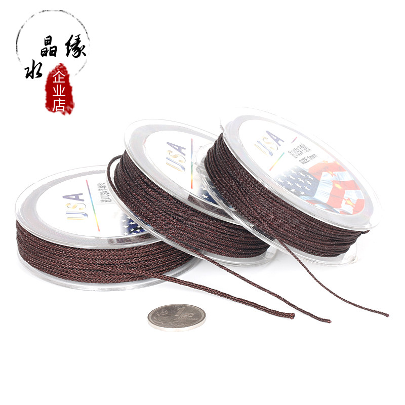 IMPORTED BEADED LINE BRACELET BRAIDED ROPE BEAD LINE WEAR BEADS LINE RED ROPE WEAR ROPE BEADS BRACELET ROPE