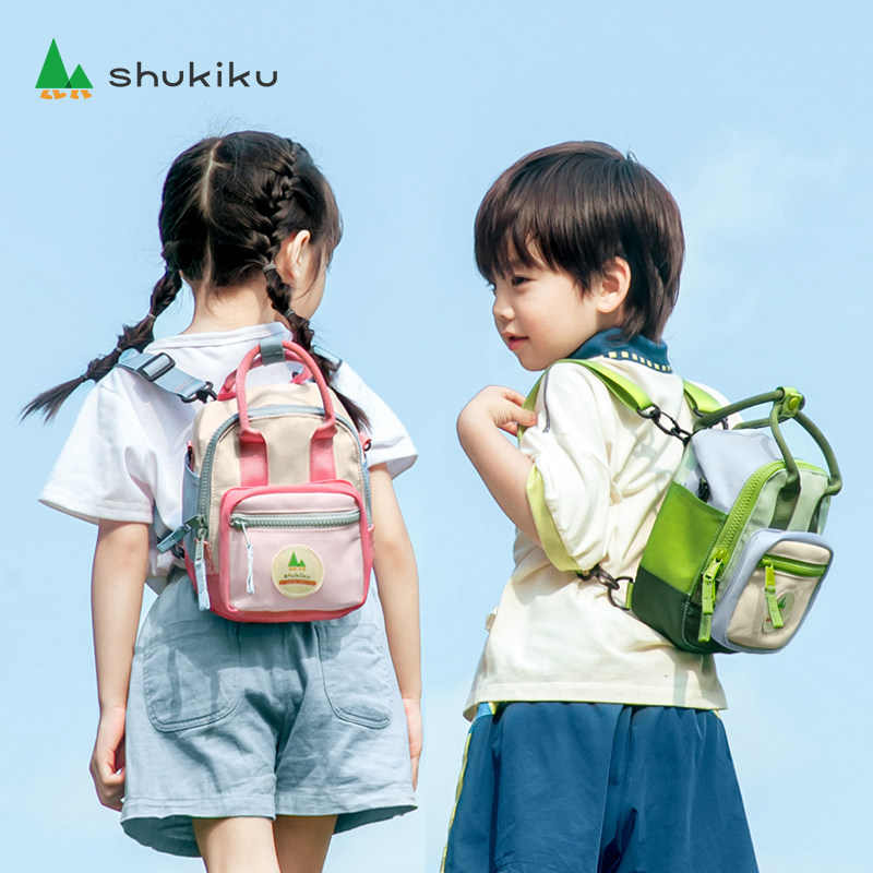 shukiku方糖包儿童斜挎包女童外出小挎包包可爱男孩手提迷你背包图片