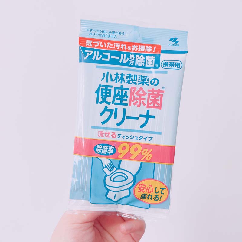 小林制药厕所座便除菌清洁湿巾