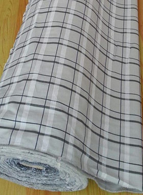 处理库存布料纯棉格子府绸床品
