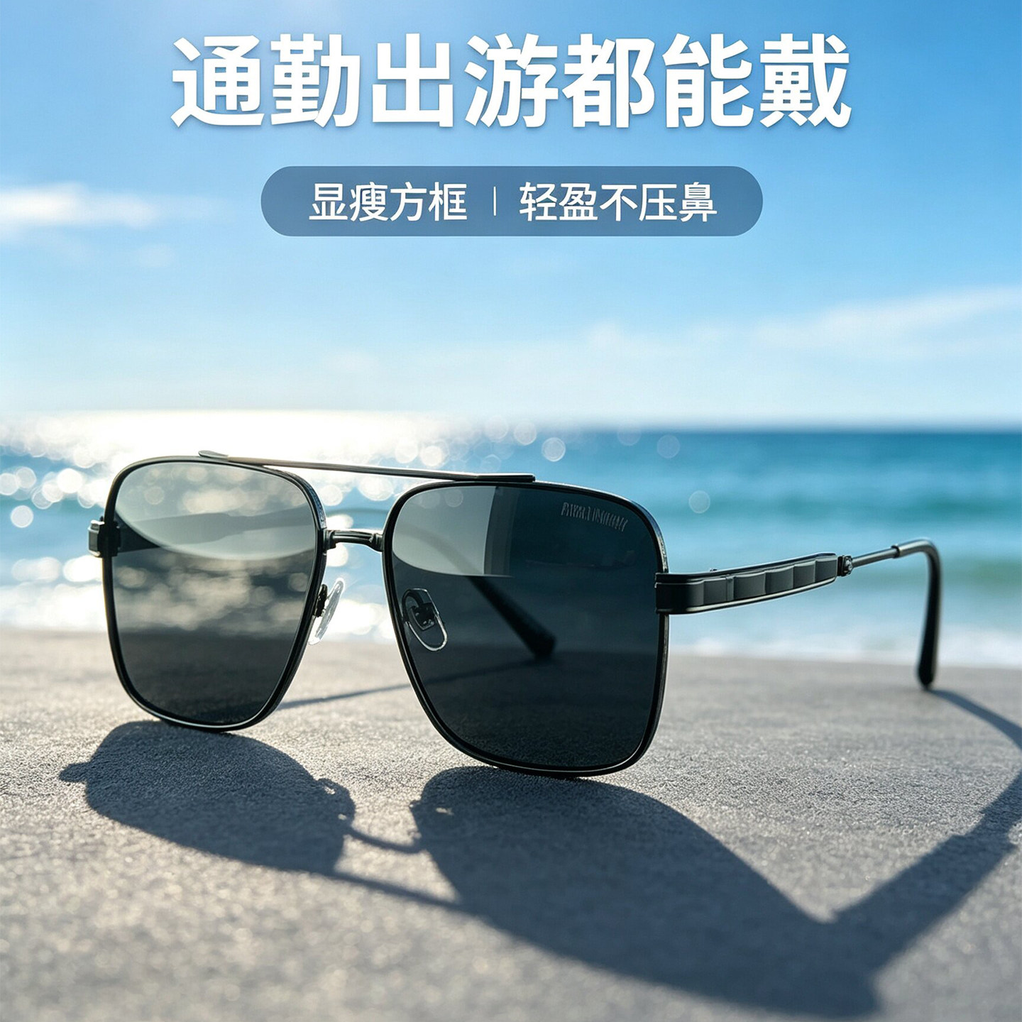 蛤蟆镜偏光太阳镜男士墨镜男款眼镜驾驶镜司机防紫外线休闲9212