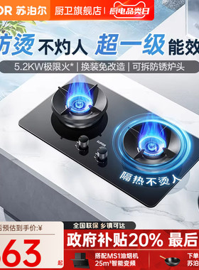 苏泊尔MB21燃气灶煤气灶双灶家用嵌入式天然气液化气灶具猛火灶台