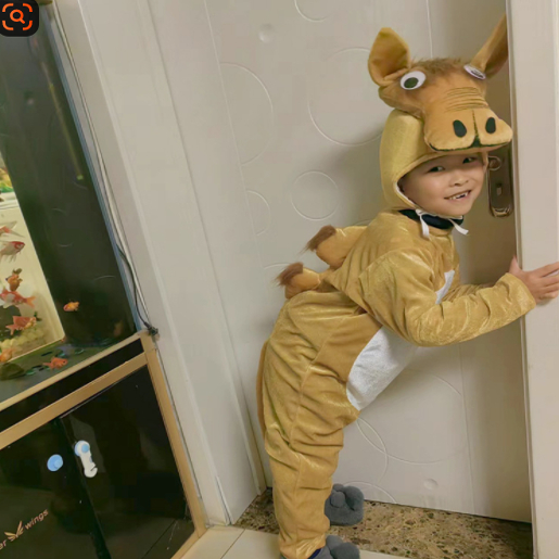 元旦儿童动物造型演出沙漠骆驼舞台话剧成人宝宝亲子舞蹈表演服装