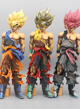 漫画战损悟空七龙珠手办摆件