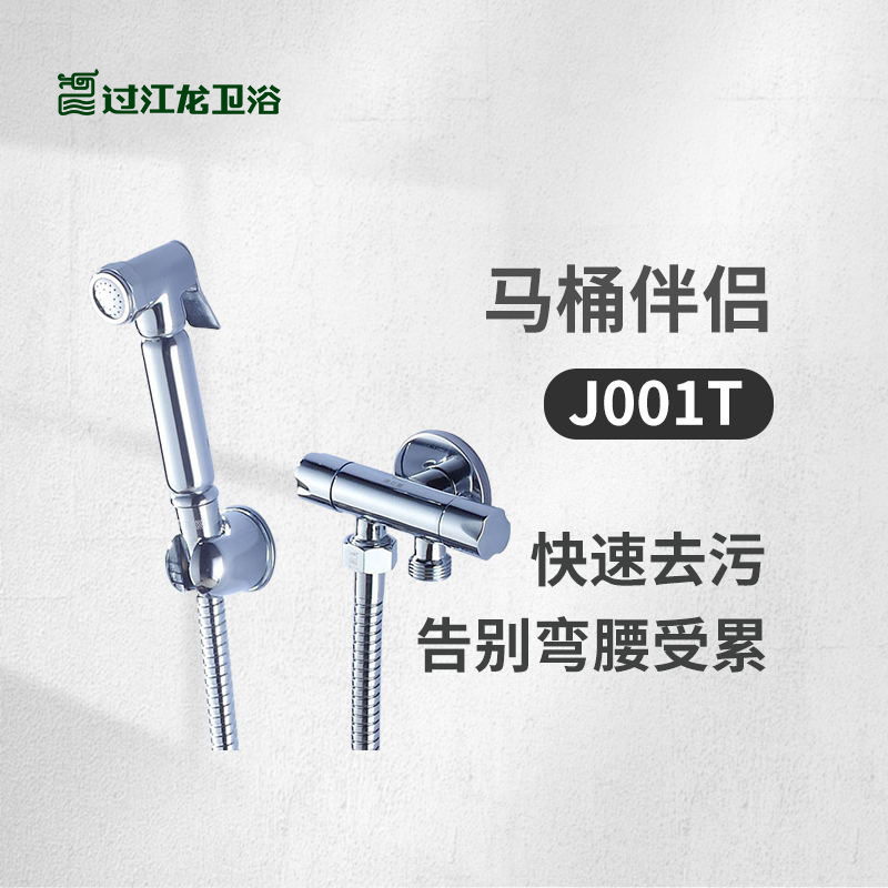 过江龙全铜免按压J001T喷枪套装