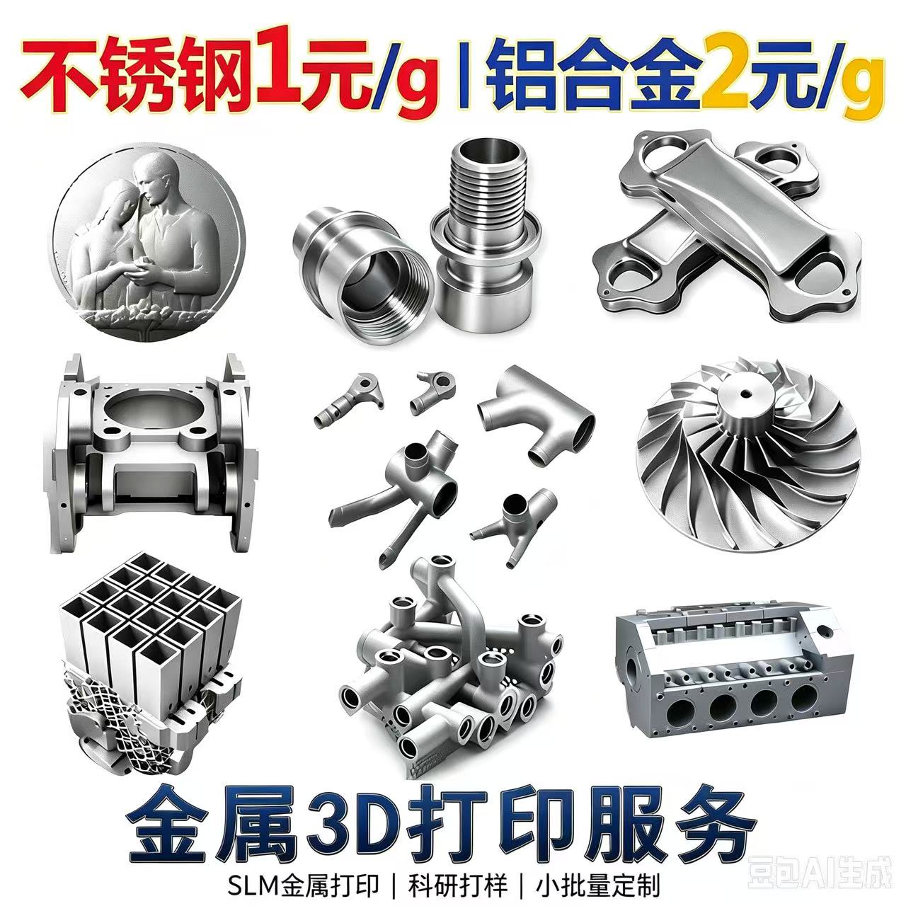 SLM金属3D打印Incone3D打印服务