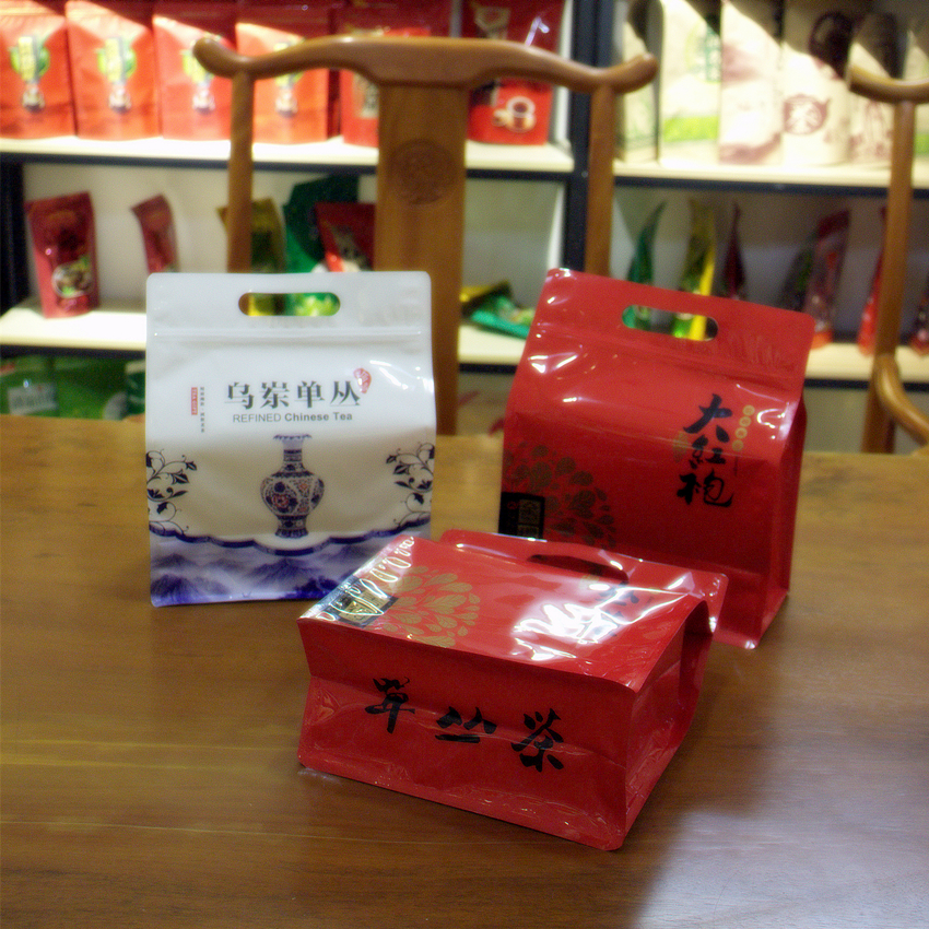 八边封大红袍凤凰单丛茶叶包装袋一斤装加厚定制红茶500g