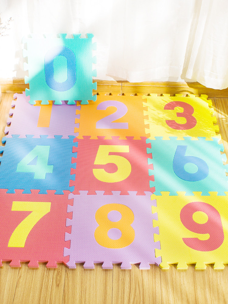儿童泡沫拼接地垫拼图爬行垫家用满铺加厚益智字母数字宝宝爬爬垫,居家布艺,家用脚垫,淘宝优惠券,粉丝福利购,淘宝优惠卷