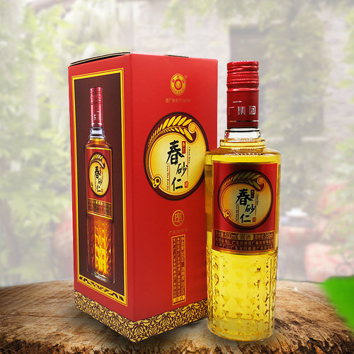 阳春合水春花酒厂春砂仁酒35度盒装酒沙仁酒500ml礼盒广东 - 封面