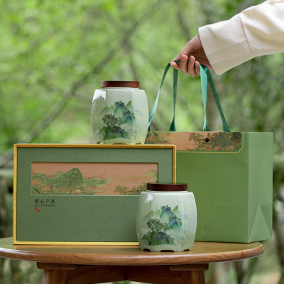 新款春茶茶叶包装盒空礼盒绿茶