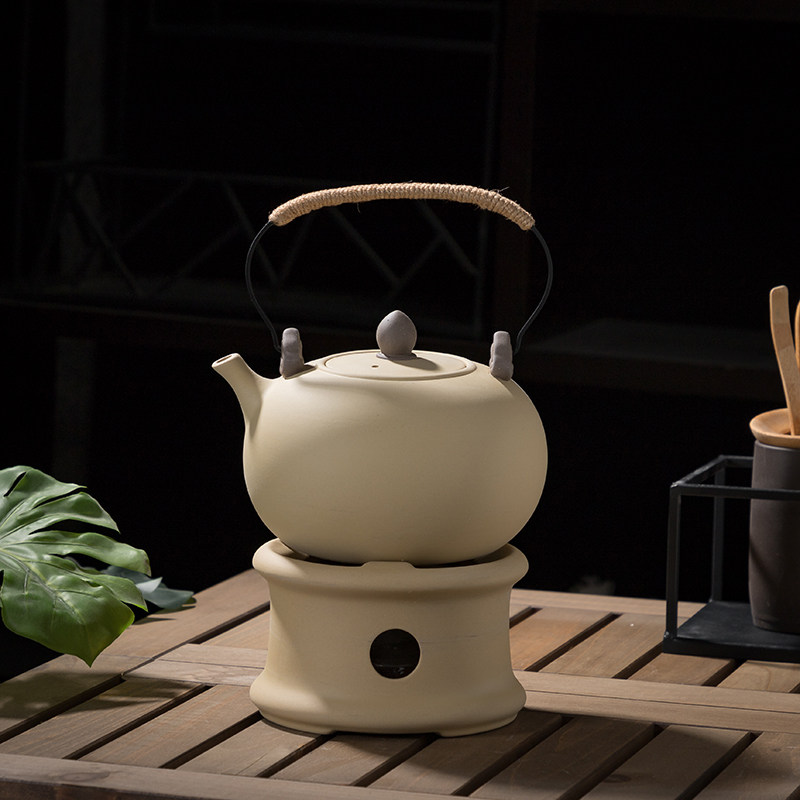 家用户外野外酒精灯陶瓷煮茶器煮酒炉烧水壶碳炉小温茶炉茶壶底座