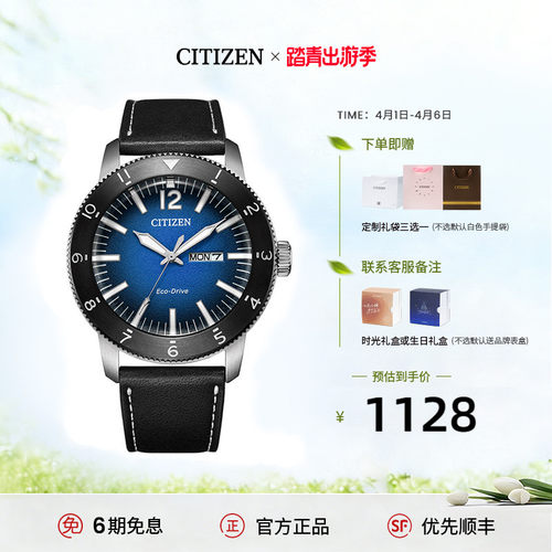 日本休闲风光动能男表